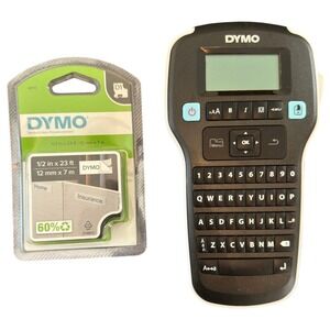 DYMO LabelManager 160 Portable Handheld Label Maker with 1/2 Inch Tape Cartridge